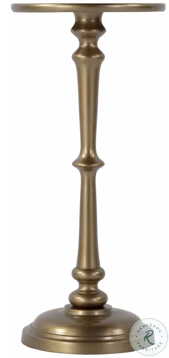 Alisa Antique Gold End Table