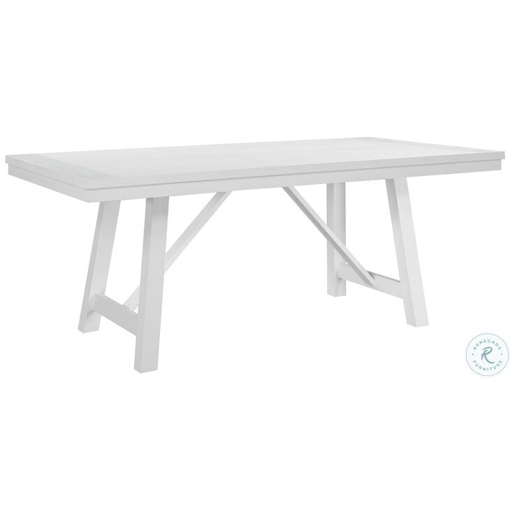 Redmond White Dining Table From Homelegance Coleman Furniture