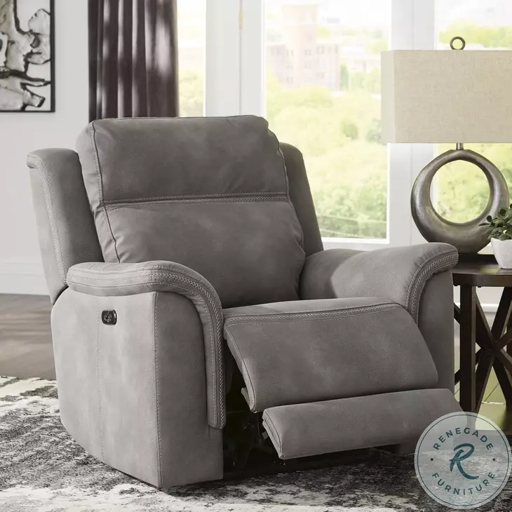 Next-Gen DuraPella Slate Performance Fabric Oversized Power Recliner