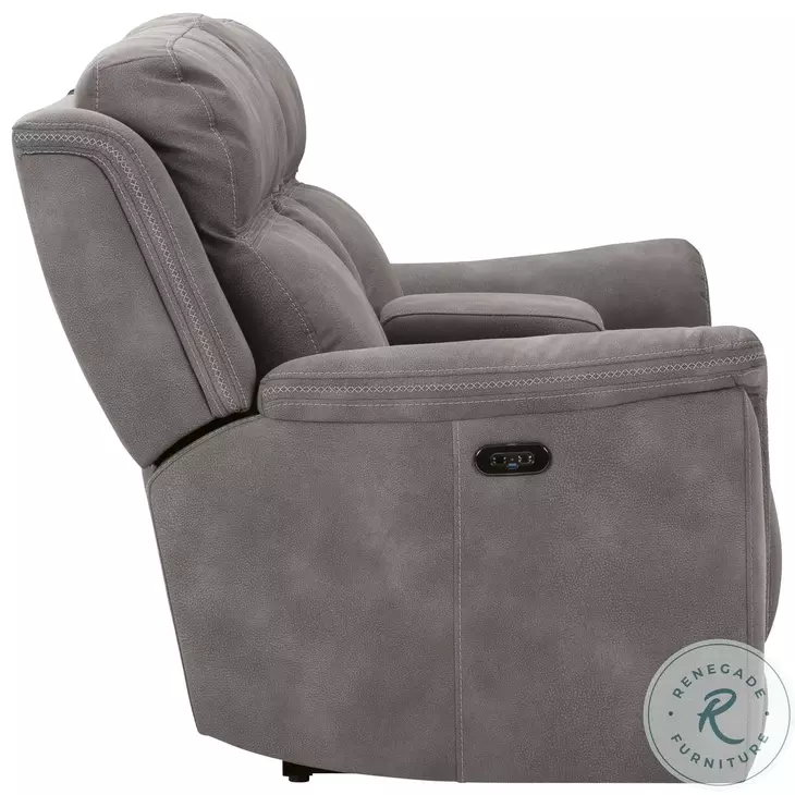 Next-Gen DuraPella Slate Power Reclining Living Room Set From Home