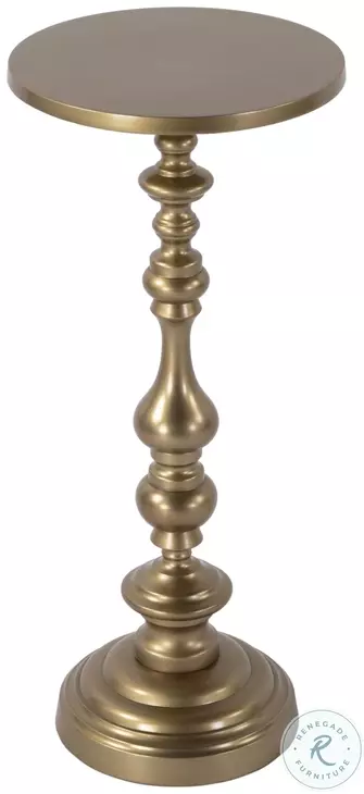 Mario Antique Gold End Table
