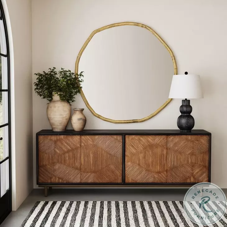 Keir Dark Brown And Ebony Server