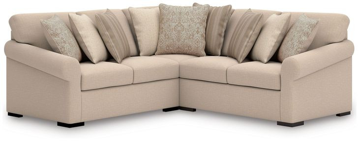 LadyMae Twill 3 Piece Sectional