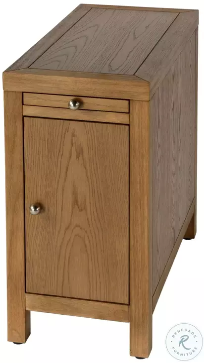 Nora Light Natural 1 Door End Table