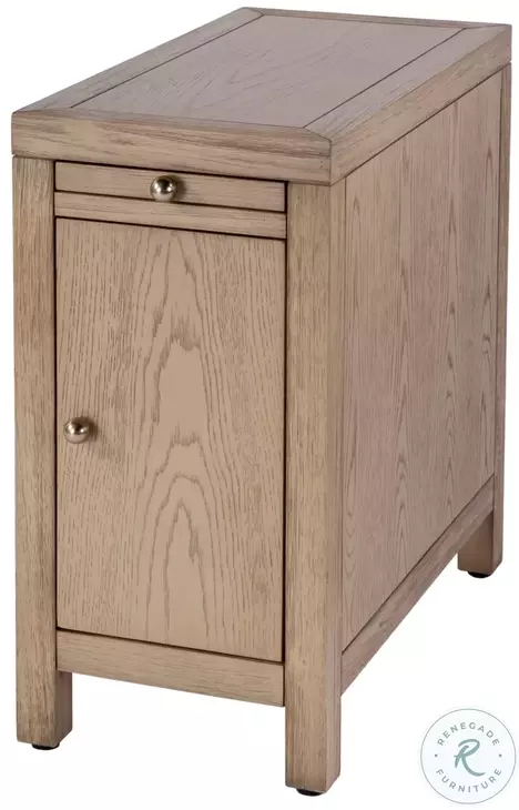 Nora Light Oak 1 Door End Table