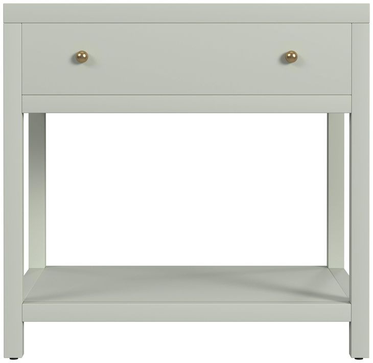 Nora Sage Green 1 Drawer Nightstand