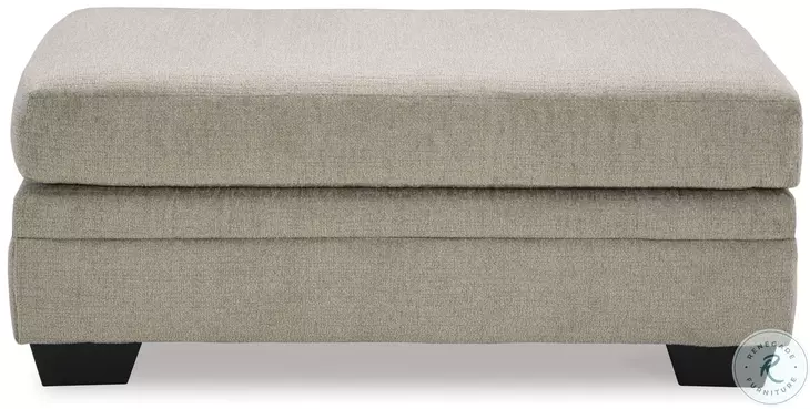 Stonemeade Taupe Ottoman