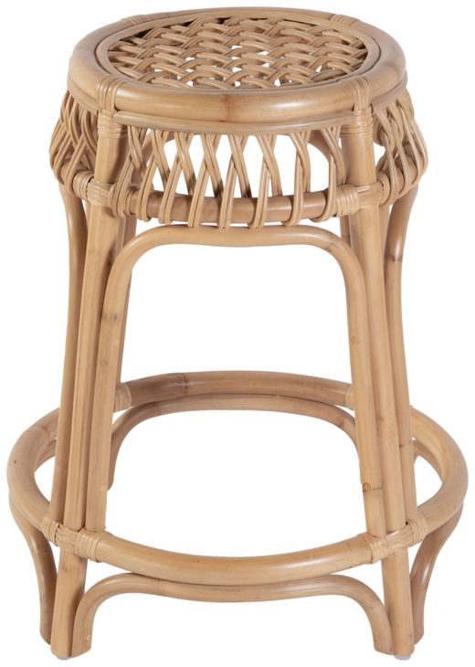 Antigua Natural 25" Round Counter Height Stool