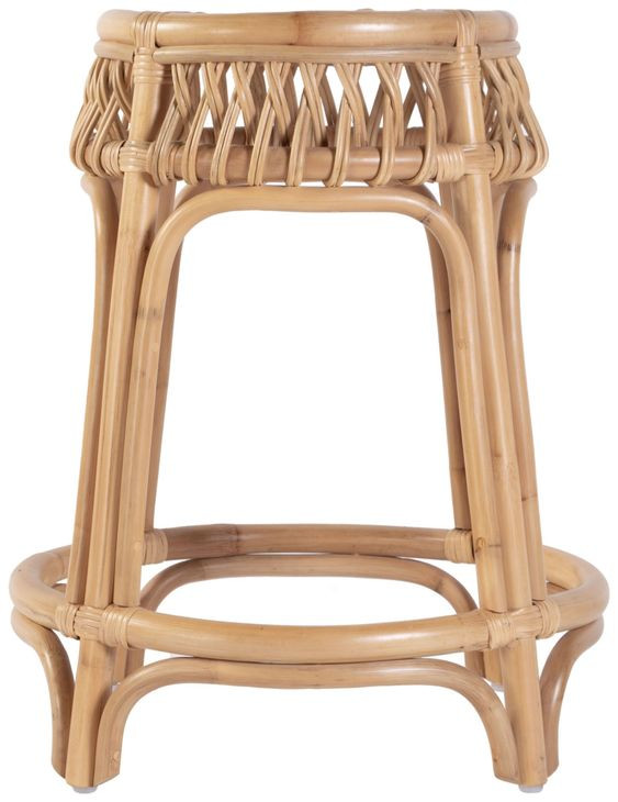 Antigua Natural 25" Round Counter Height Stool