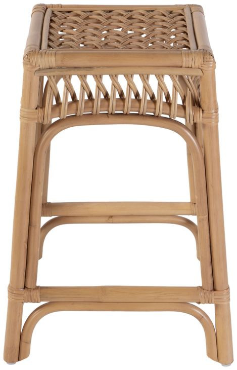 Antigua Natural 25" Square Count Height Stool