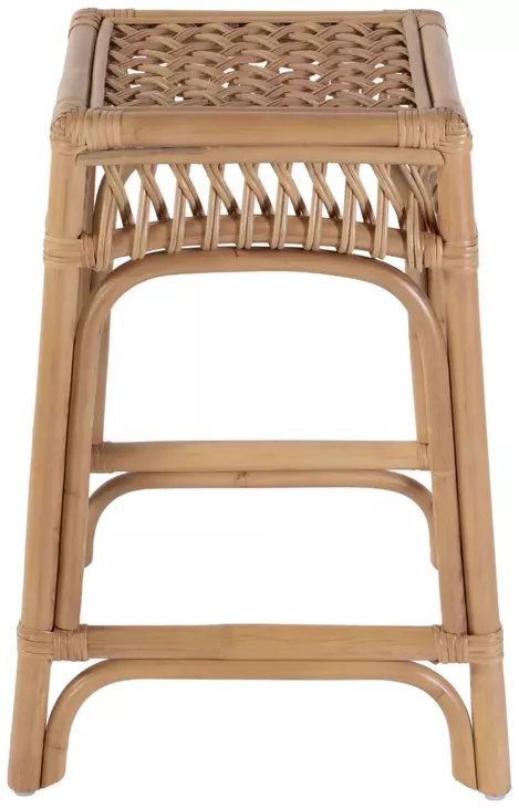 Antigua Natural 25" Square Count Height Stool