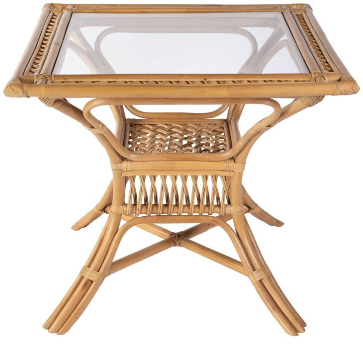 Antigua Natural 34" Square Dining Table