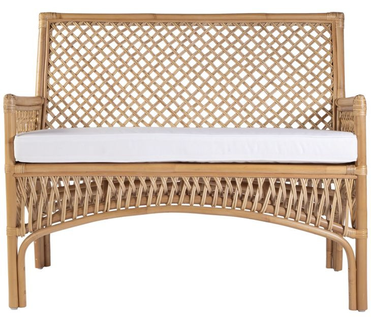 Antigua Natural 42" Rectangular Dining Bench