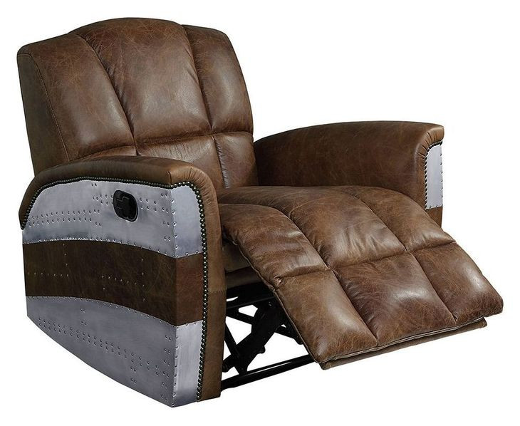 Brancaster Black Leather Living Room Set with Nailhead Trim