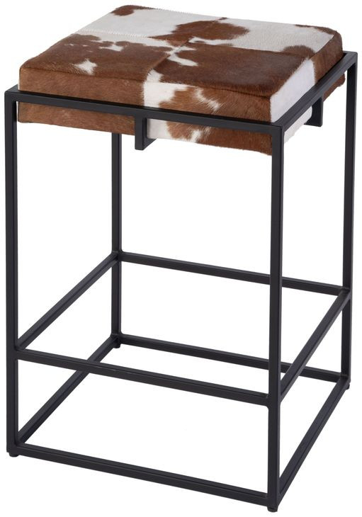 Stinson Black and Brown 27" Counter Height Stool