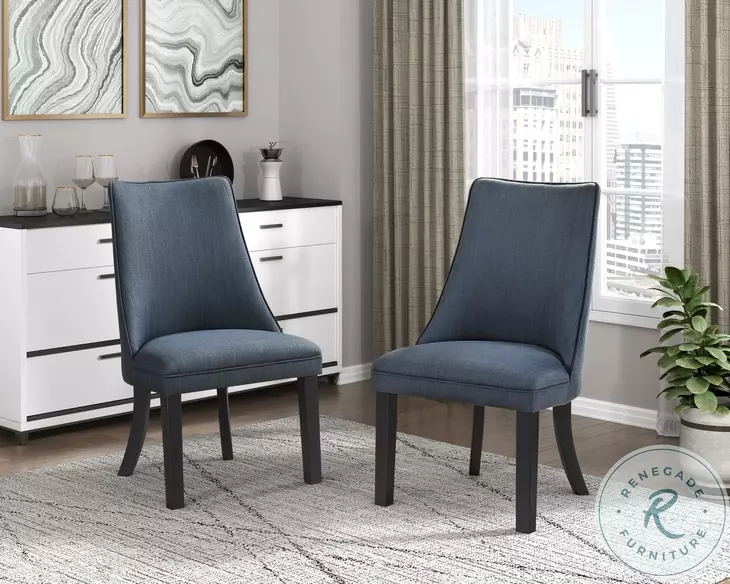 Paulson Blue Gray Side Chair Set Of 2