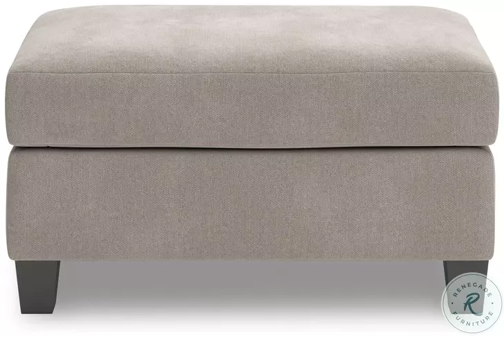Willarae Taupe Ottoman