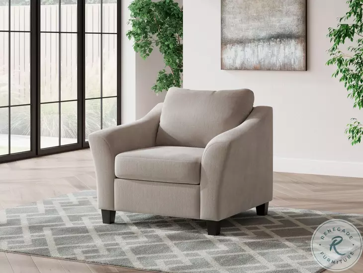 Willarae Taupe Oversized Chair