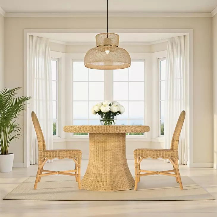 Flora Natural Dining Side Chair