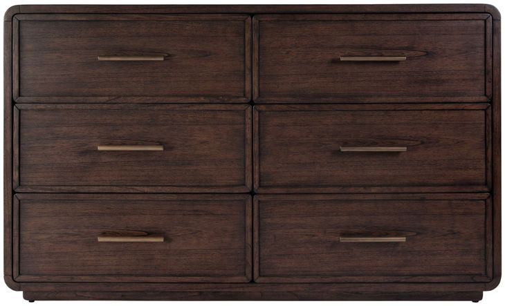Keenan Brown Sugar Espresso 6 Drawers Dresser