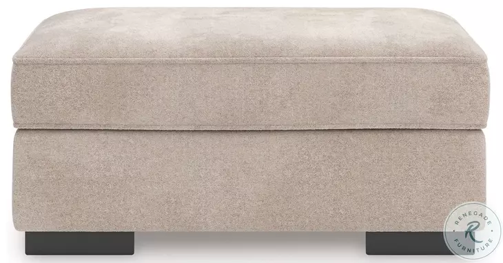 High Profile Taupe Ottoman