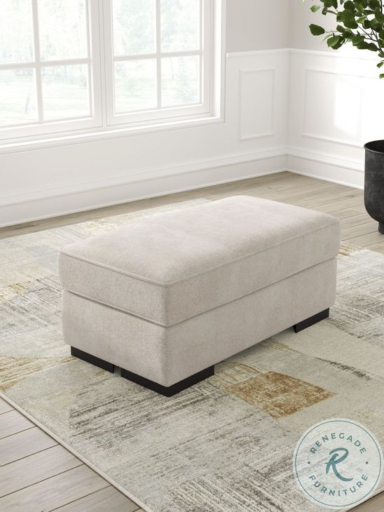 High Profile Taupe Ottoman