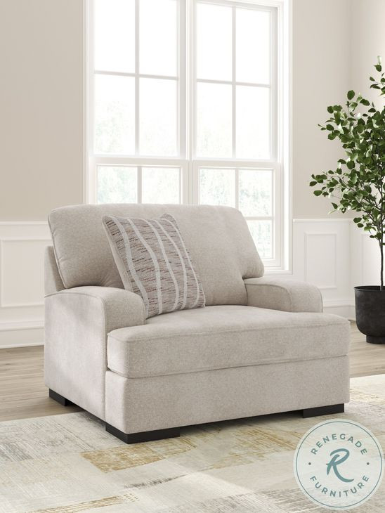 High Profile Taupe Oversized Chair