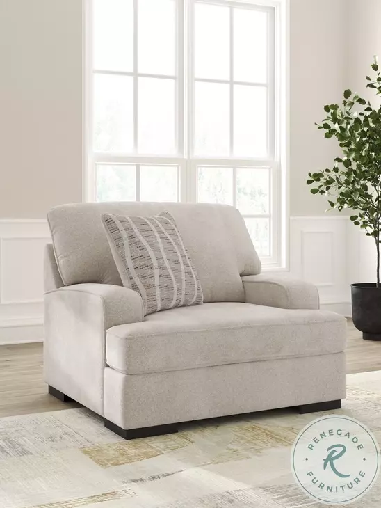 High Profile Taupe Oversized Chair