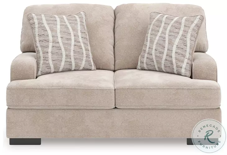 High Profile Taupe 68" Loveseat