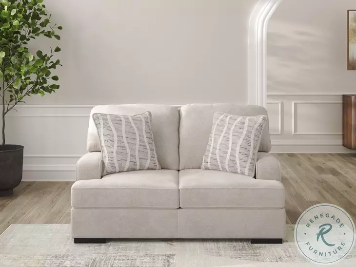 High Profile Taupe 68" Loveseat