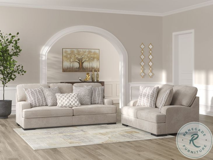High Profile Taupe Sofa