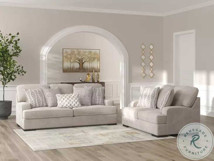 High Profile Taupe 94" Sofa