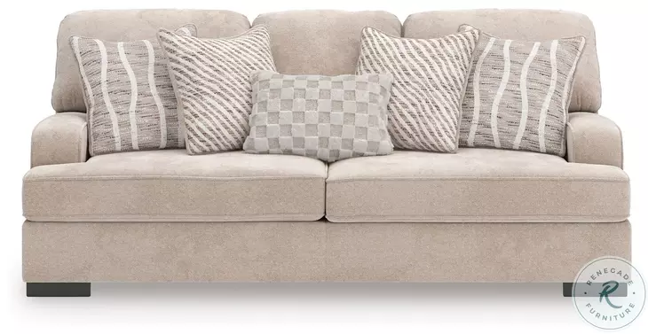 High Profile Taupe 94" Sofa