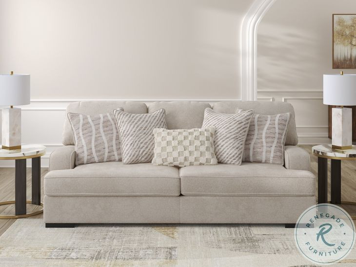 High Profile Taupe Sofa
