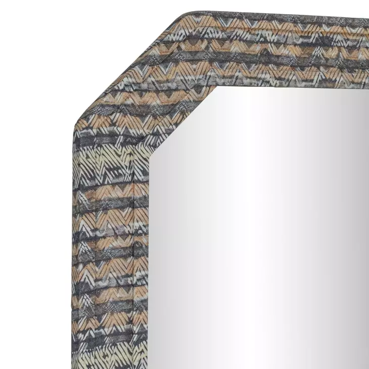 Charlene Apex Print Rectangular Wall Mirror