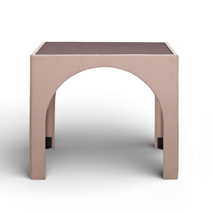 Tomlin Light Pink Performance Chenille Game Table Set
