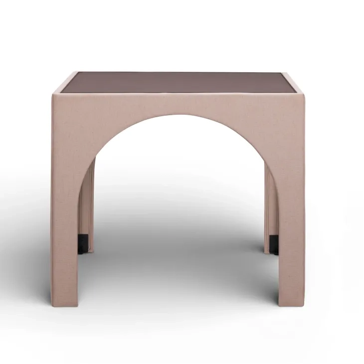 Tomlin Light Pink Performance Chenille Game Table