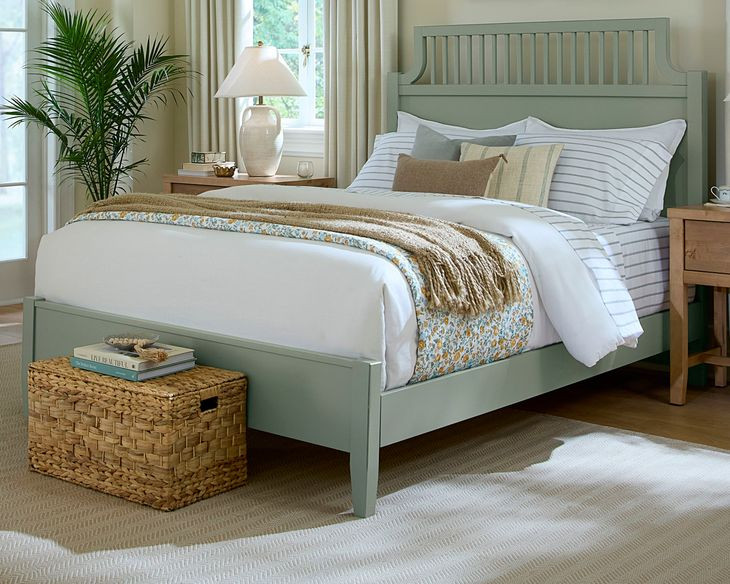 Pure Maple Sage Panel Bedroom Set