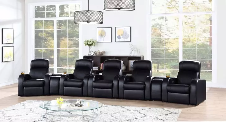 Cyrus Black Recliner