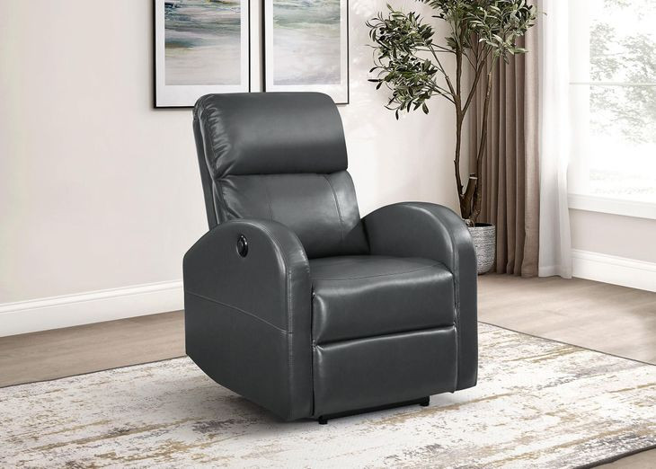 Grant Gray Power Recliner
