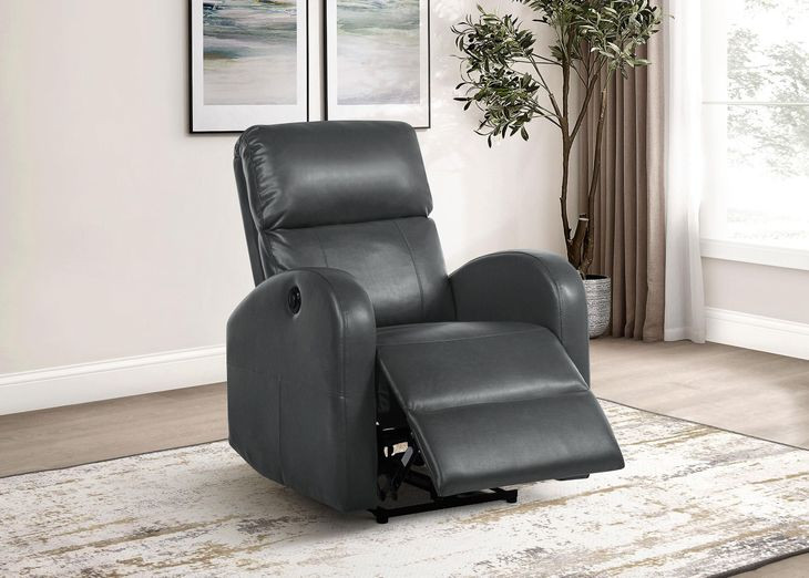 Grant Gray Power Recliner
