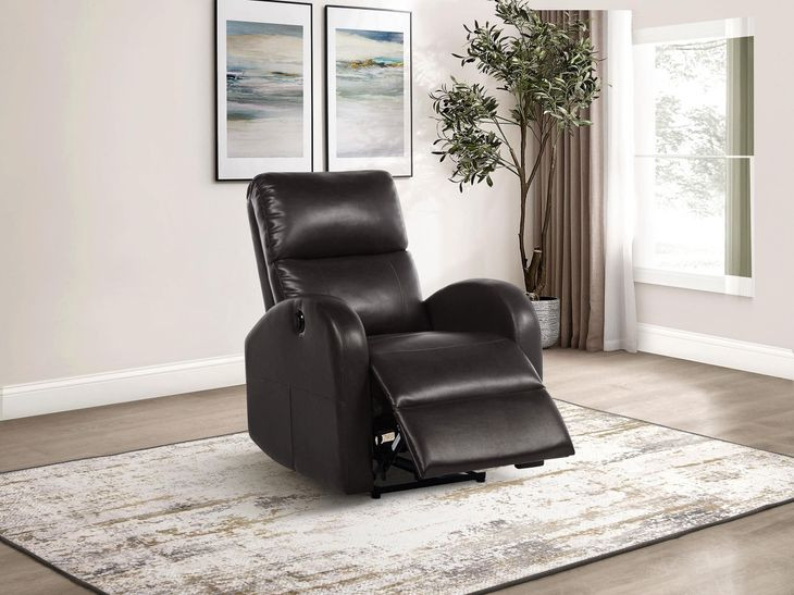 Grant Brown Power Recliner