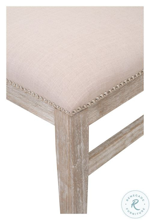 Traditions Stone Linen And Natural Gray Dexter Side Chair Set Of 2