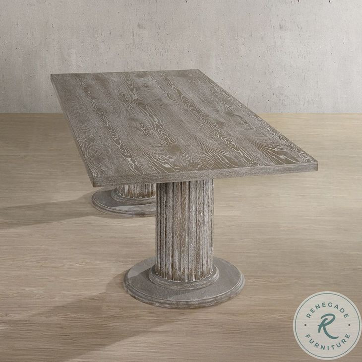 Gabrian Reclaimed Gray Rectangular Dining Room Set