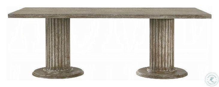 Gabrian Reclaimed Gray 84" Rectangular Dining Table