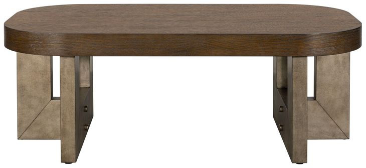 Nova Cerused Charcoal Rectangular Coffee Table From Bassett Mirror