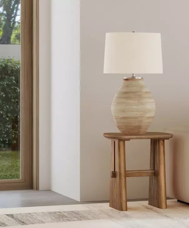 Knox Natural Pine Square End Table