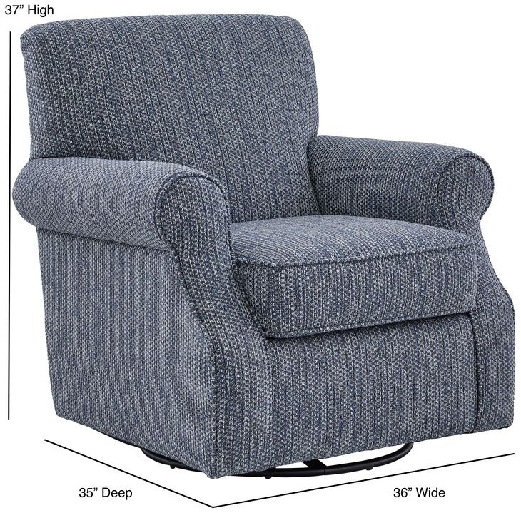 Prelude Feather Arts and Craft Horizon Swivel Glider Chair
