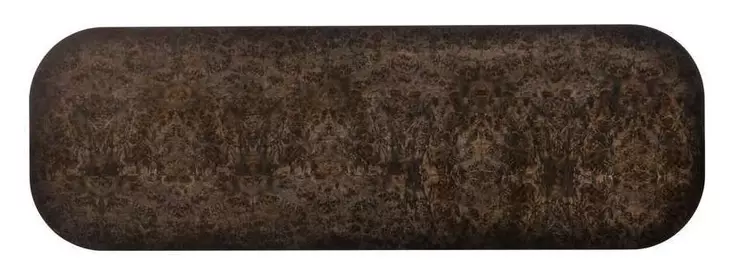 Langford Ebony and Gold Rectangular Coffee Table From Bassett