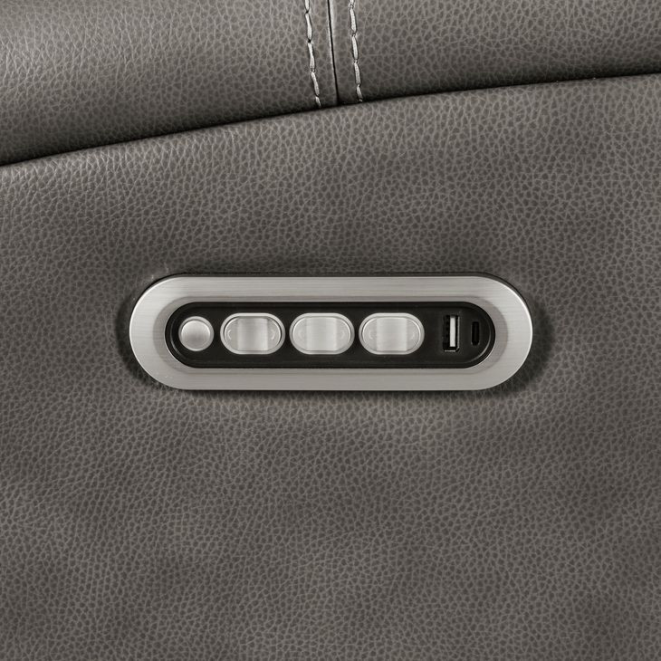 Brickston Charcoal Power Reclining Living Room Set